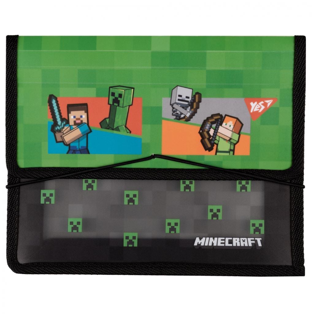 Папка B5 для зошитів на резинці пластикова Minecraft Heroes 492207 Yes
