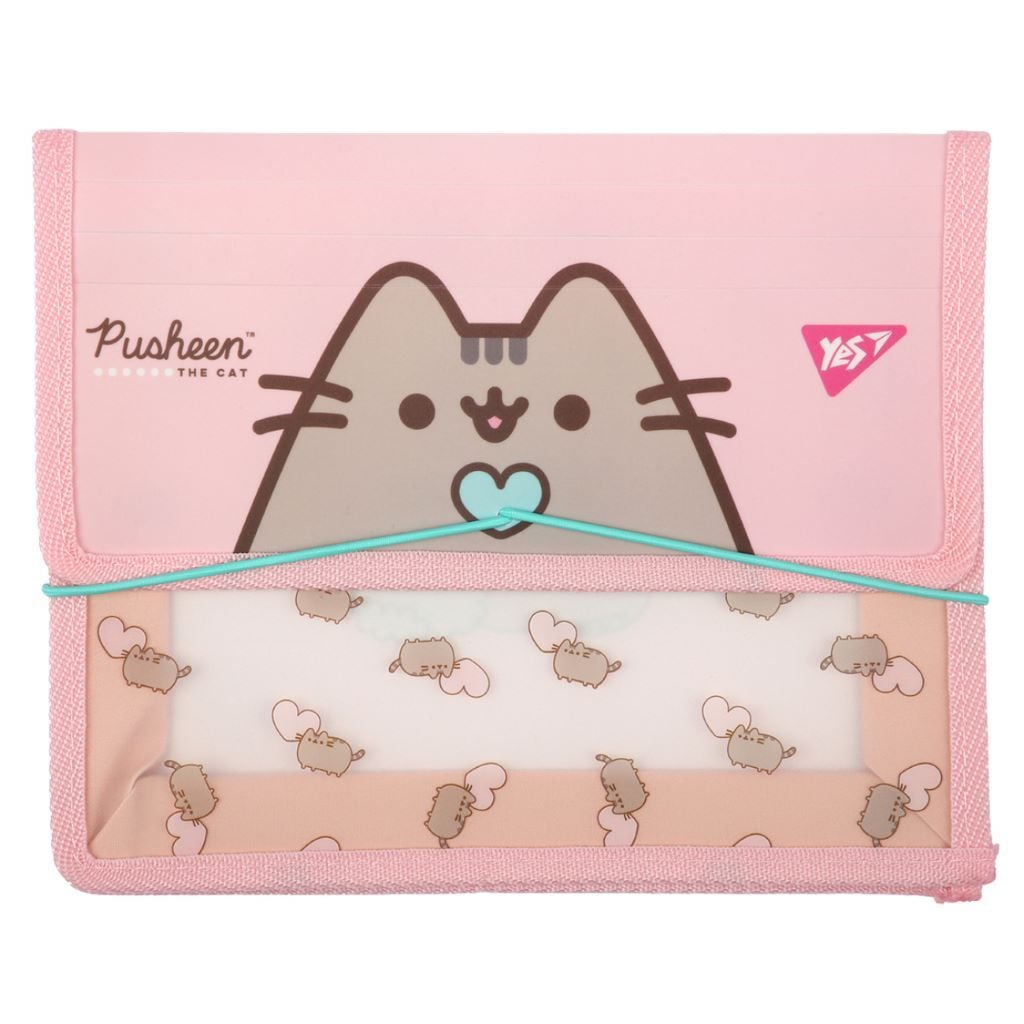 Папка B5 для зошитів на резинці пластикова Pusheen 492306 Yes