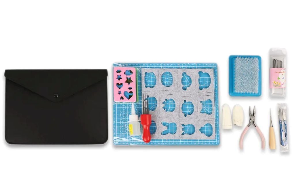 Набір для валяння преміум рівень 20предметів з килимком у пакеті 499695 Китай