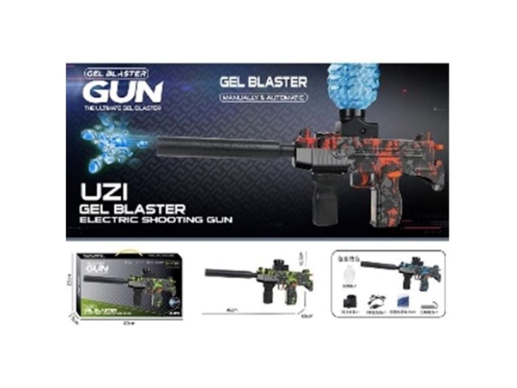 Автомат стріляє орбізами акум 3,7V  USB-кабель  орбізи в коробці 40*23*8см   623-7С Китай