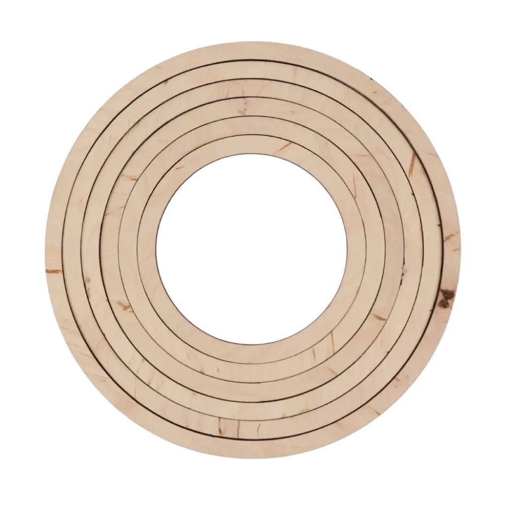 Комплект основ для макраме 6шт 12мм дерево 12-22 Україна