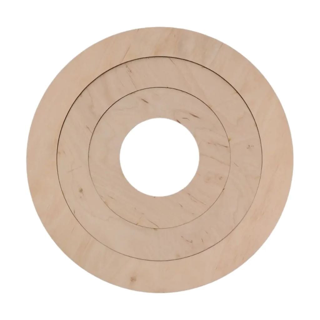 Комплект основ для макраме 3шт 34мм дерево 18-34 Україна