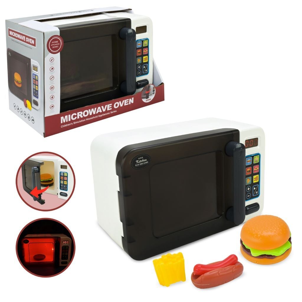 Мікрохвильова піч на батарейках світло рух у коробці 17*19*29см 998-3L Китай