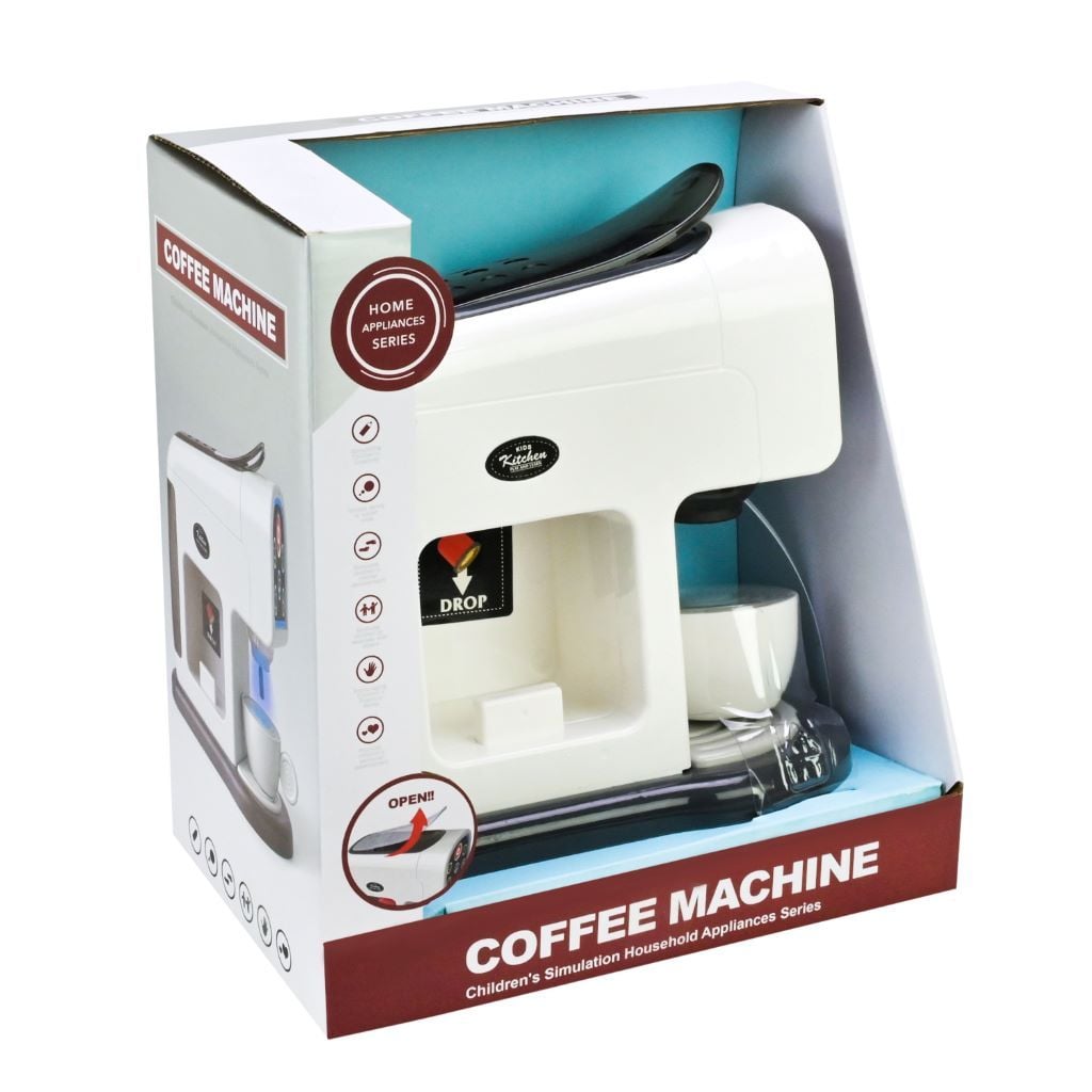 Кавоварка на батарейках світло звук тече вода у коробці 22*15*25см 998-2L Китай