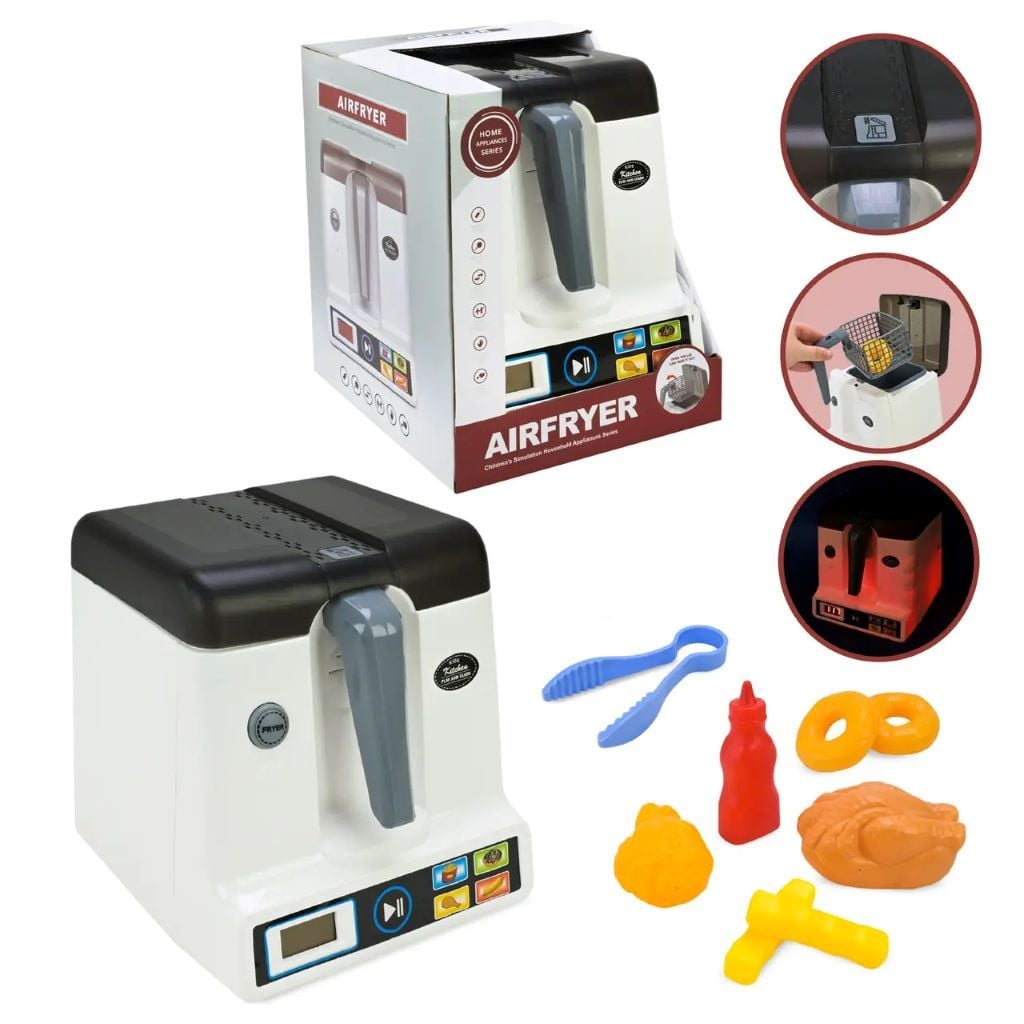 Аерогріль на батарейках світло у коробці 20*19*22см 998-13L Китай