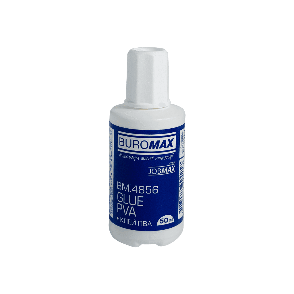 Клей ПВА 50мл з пензликом BM4856 Buromax