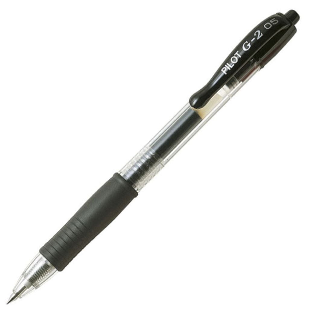 Ручка гелева 0,5мм автомат чорна BL-G2-5-B Pilot