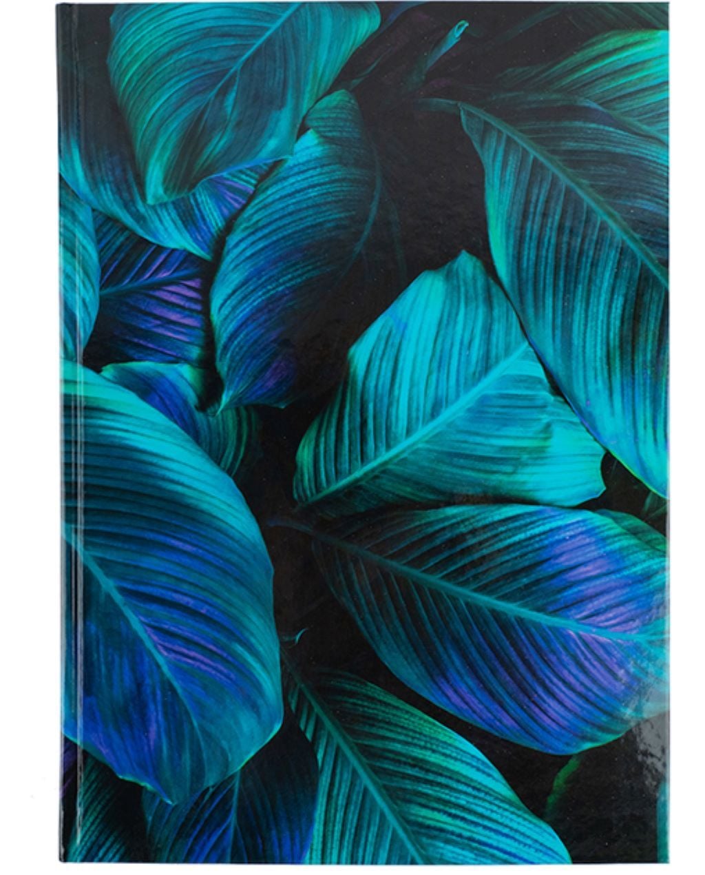 Зошит А4 192арк клітинка тверда картонна ламінірована обкладинка з малюнком Flora зелена 8423-26-A Axent