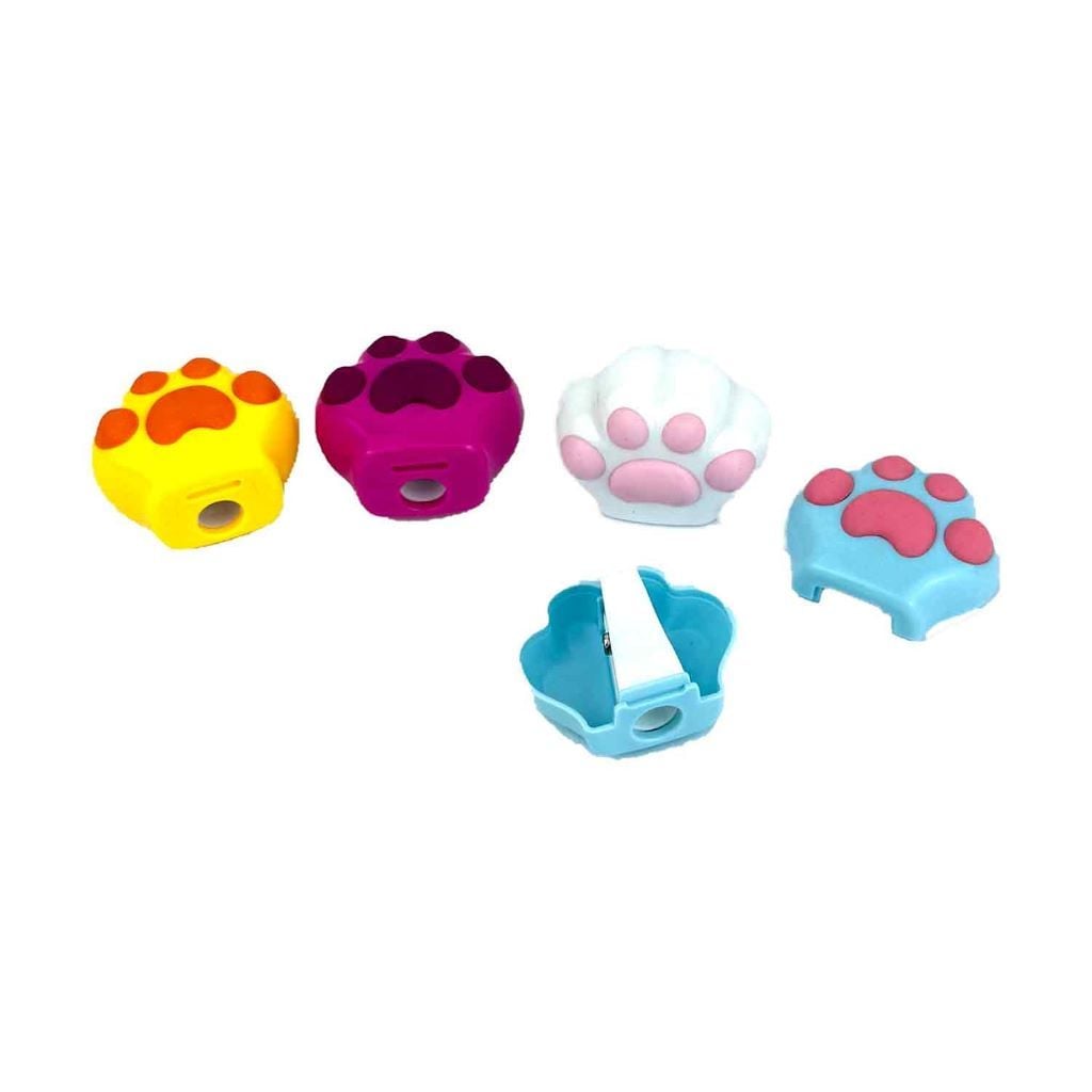 Точилка з  пластиковим контейнером на 1олівець Лапка ESG2302 Китай