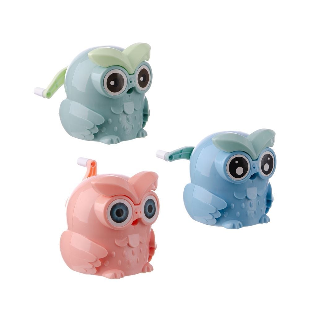 Точилка механічна пластикова Совеня в блістері 11*9*9см GB/T22767 Китай