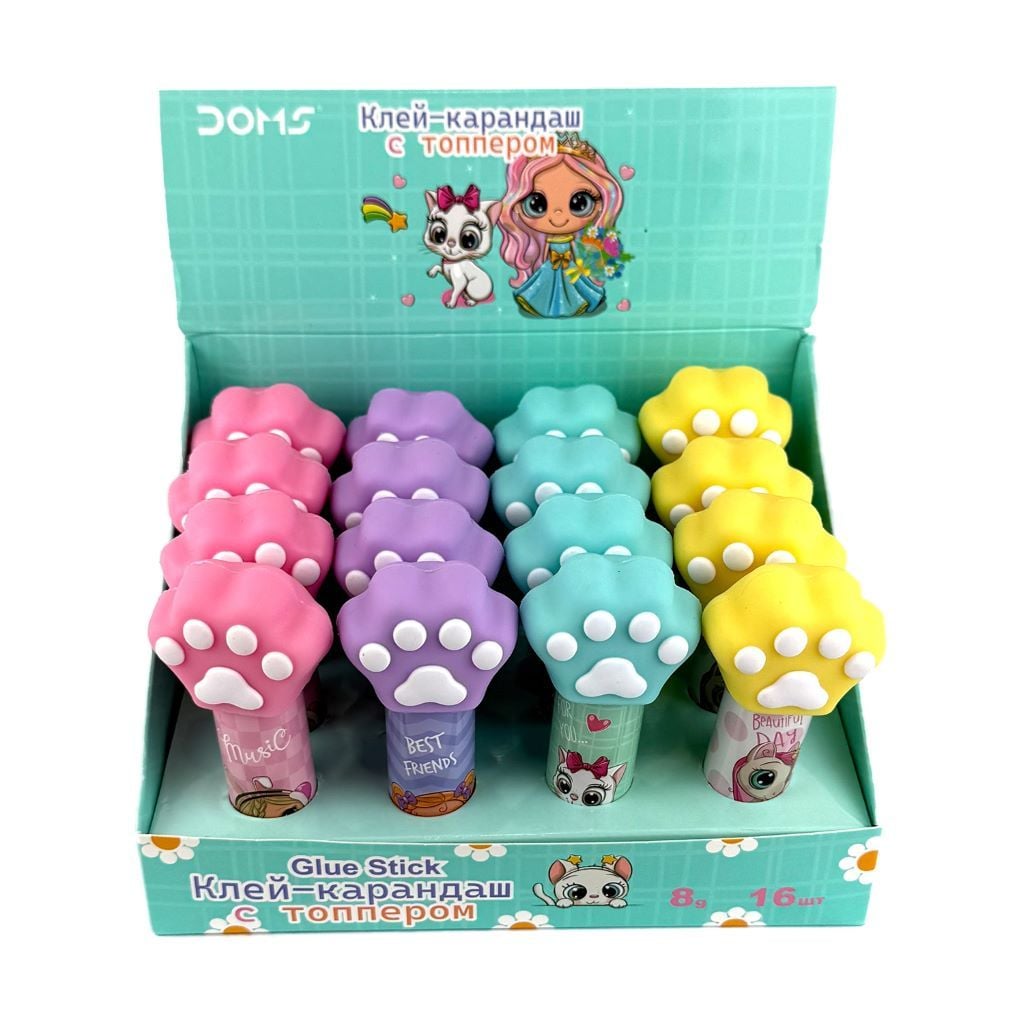 Клей олівець 8г Лапка з топером DM24603G Китай
