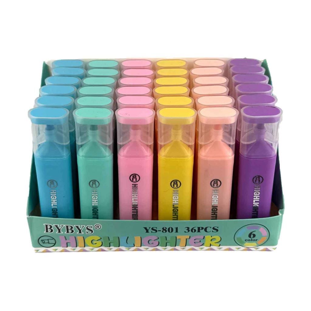 Маркер текстовий пастель мікс кол YS-801 Китай