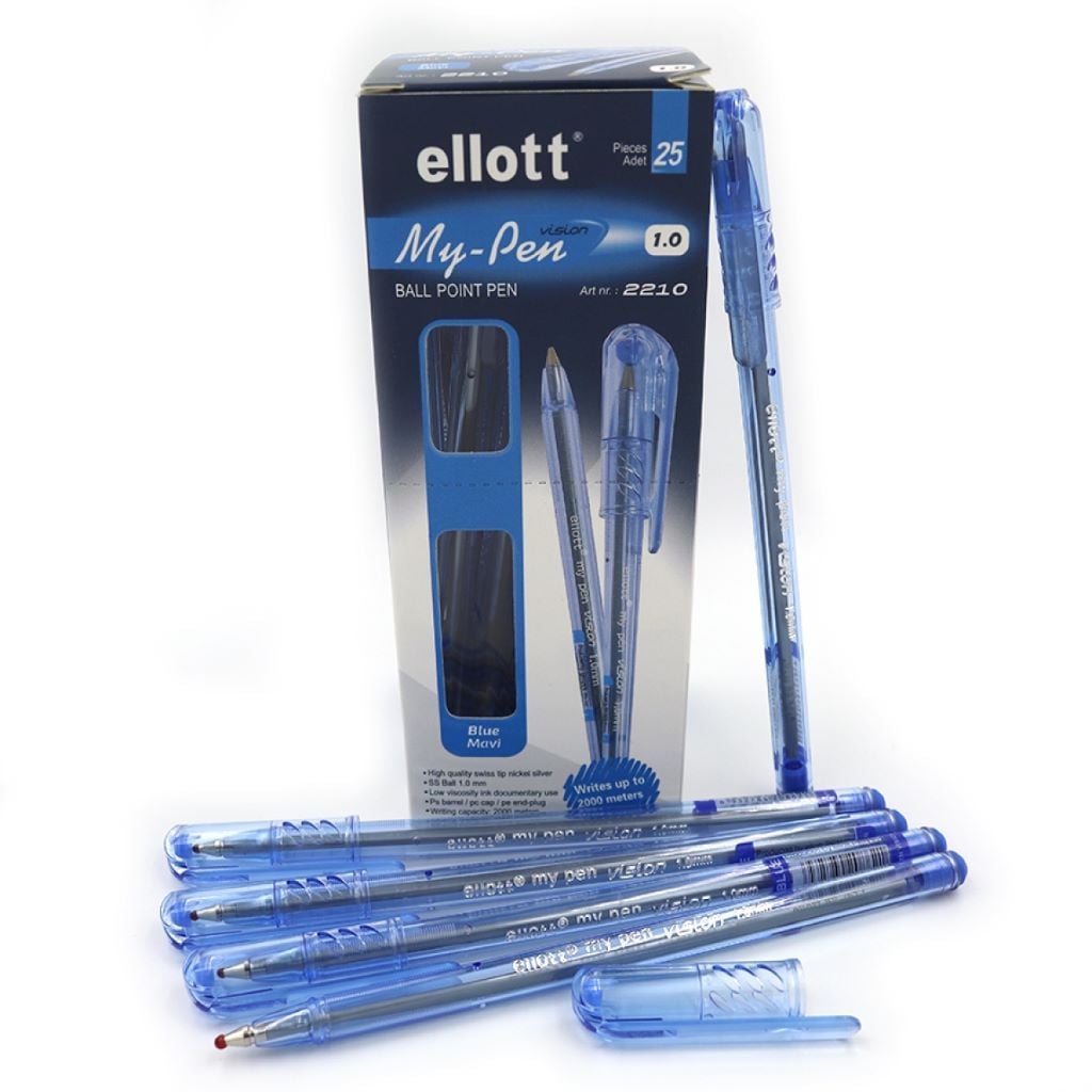 Ручка кулькова 1,0мм My Pen синя 2210 Ellot