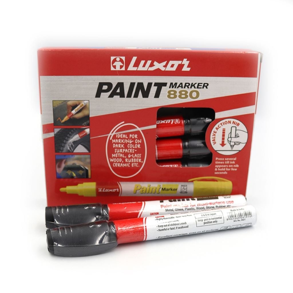Маркер фарба 1шт Paint 880 чорний 3021 Luxor
