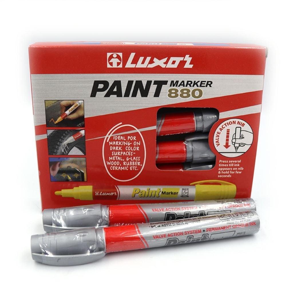 Маркер фарба 1шт Paint 880 срібло 3028 Luxor