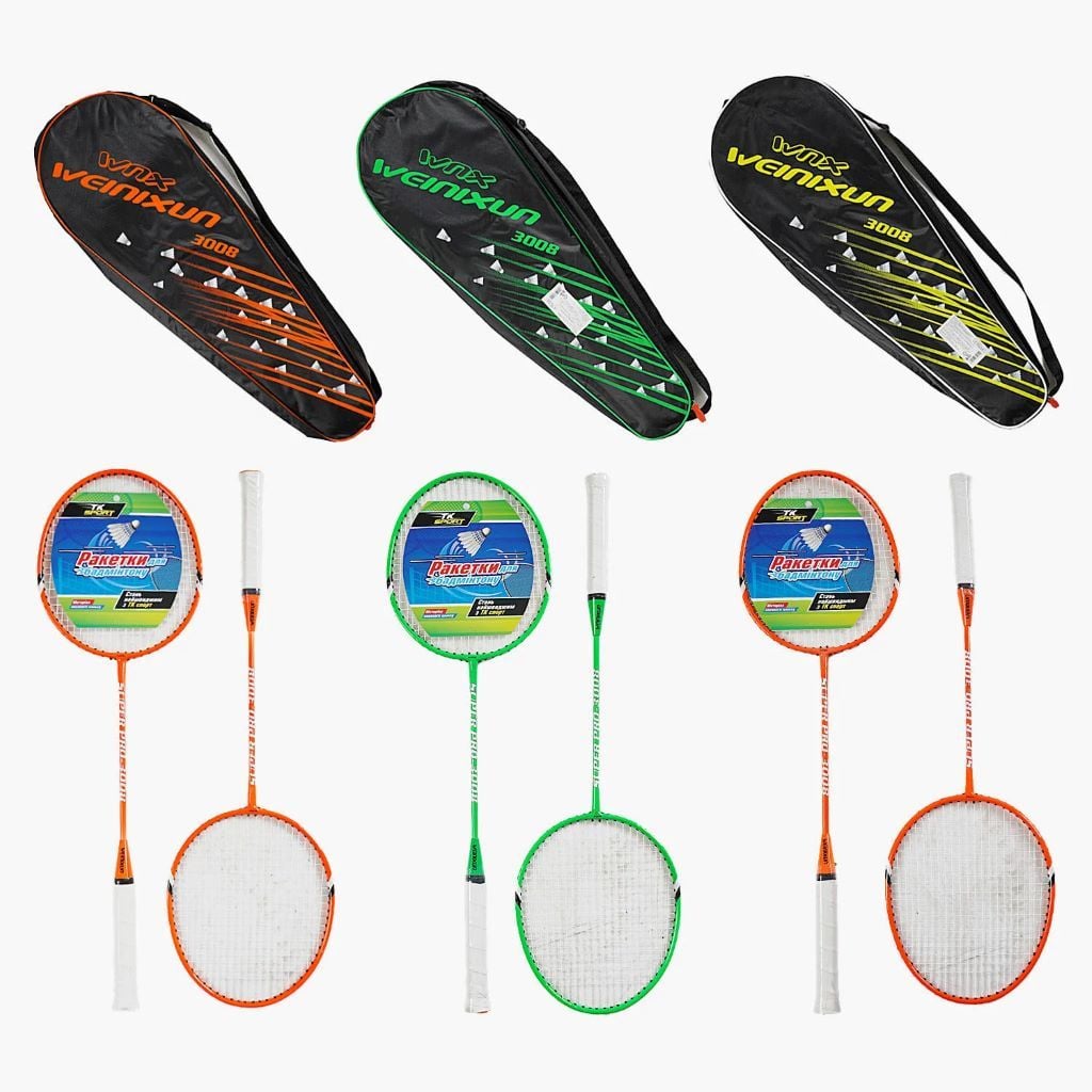 Бадмінтон металевий 2 ракетки у чохлі C70210 TK Sport