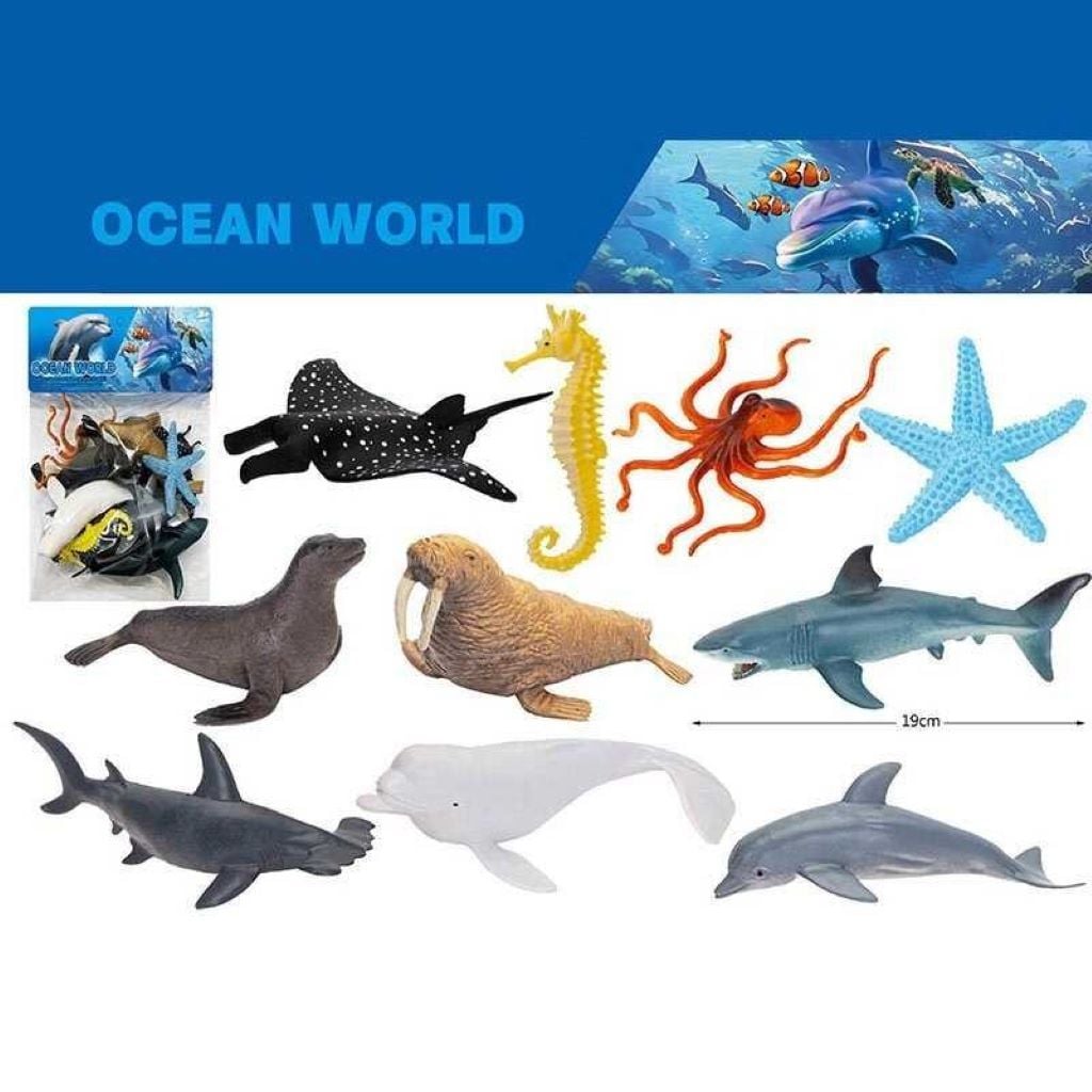 Морські жителі набір 10шт в пакеті 000-101F Китай