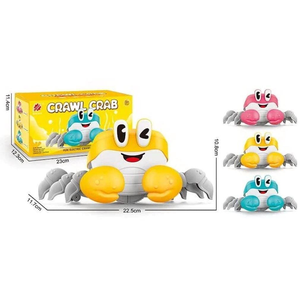 Краб на бат музика світло 2 режими роботи в коробці S-003A Китай