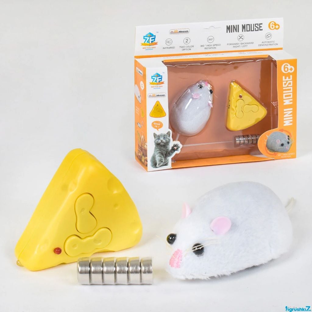 Мишка на р/к на батар у коробці 18*12*4см 8882 Китай