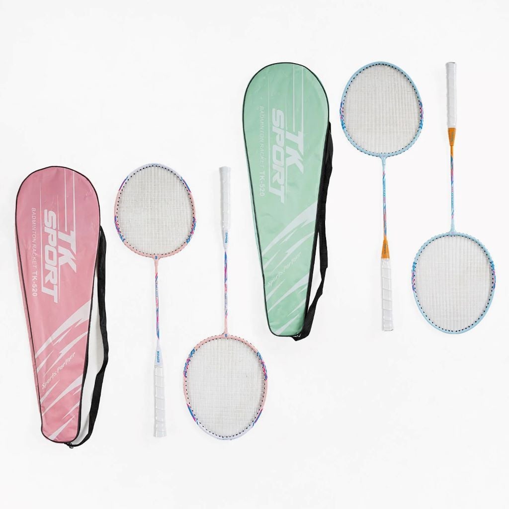 Бадмінтон металевий 2 ракетки у чохлі C63422 TK Sport