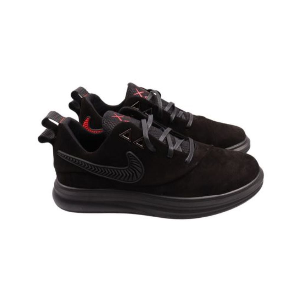 Кросівки хлопчик 39-46 замша зі вставками чорні 22-22DTS New Mercuru 40р