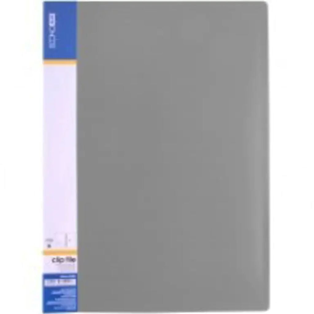 Папка А4 швидкозшивач з притискачем карманом пластик червона 31201-03 Econo mix