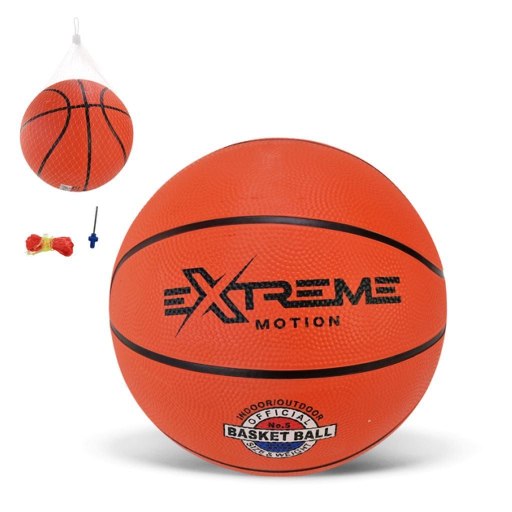 М`яч баскетбольний №5 PVC 400гр помаранчевий BB20586 Китай