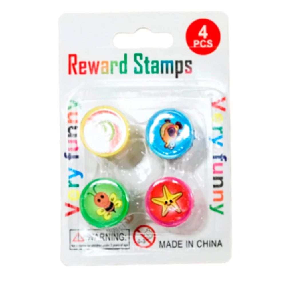 Штампіки набір 4шт Very fanny Морські тварини планшет 13*10см 3302-M Китай