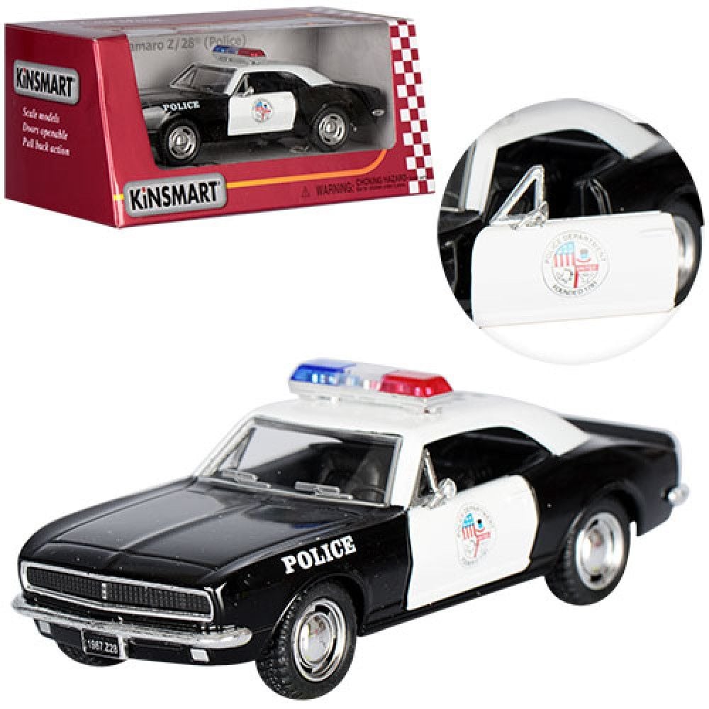 Машина металева 1:37 Chevrolet Camaro Z/28 інерція гум колеса двері відчин в коробці 16*8*7см KT5341WP kinsmart