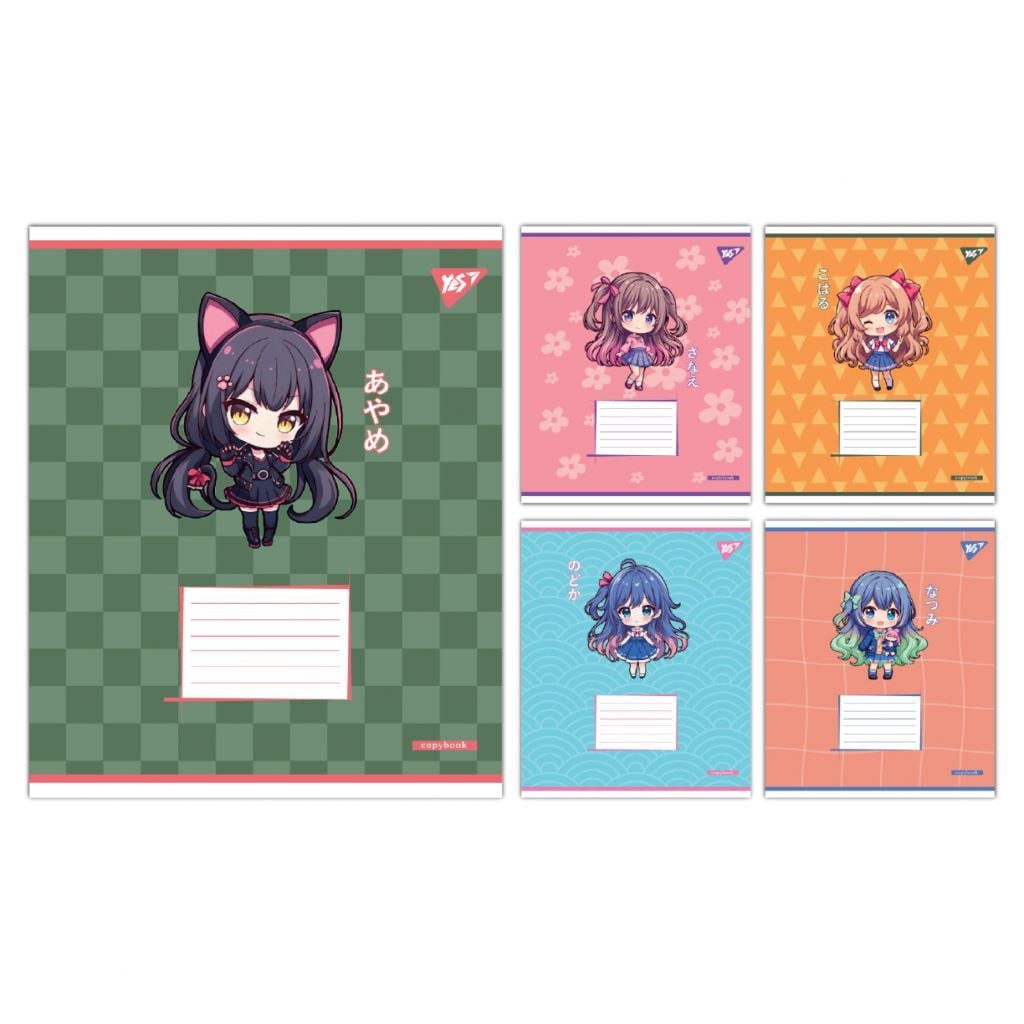 Зошит 18арк лінія A5 тверда обкладинка мікс видів 767991 Yes