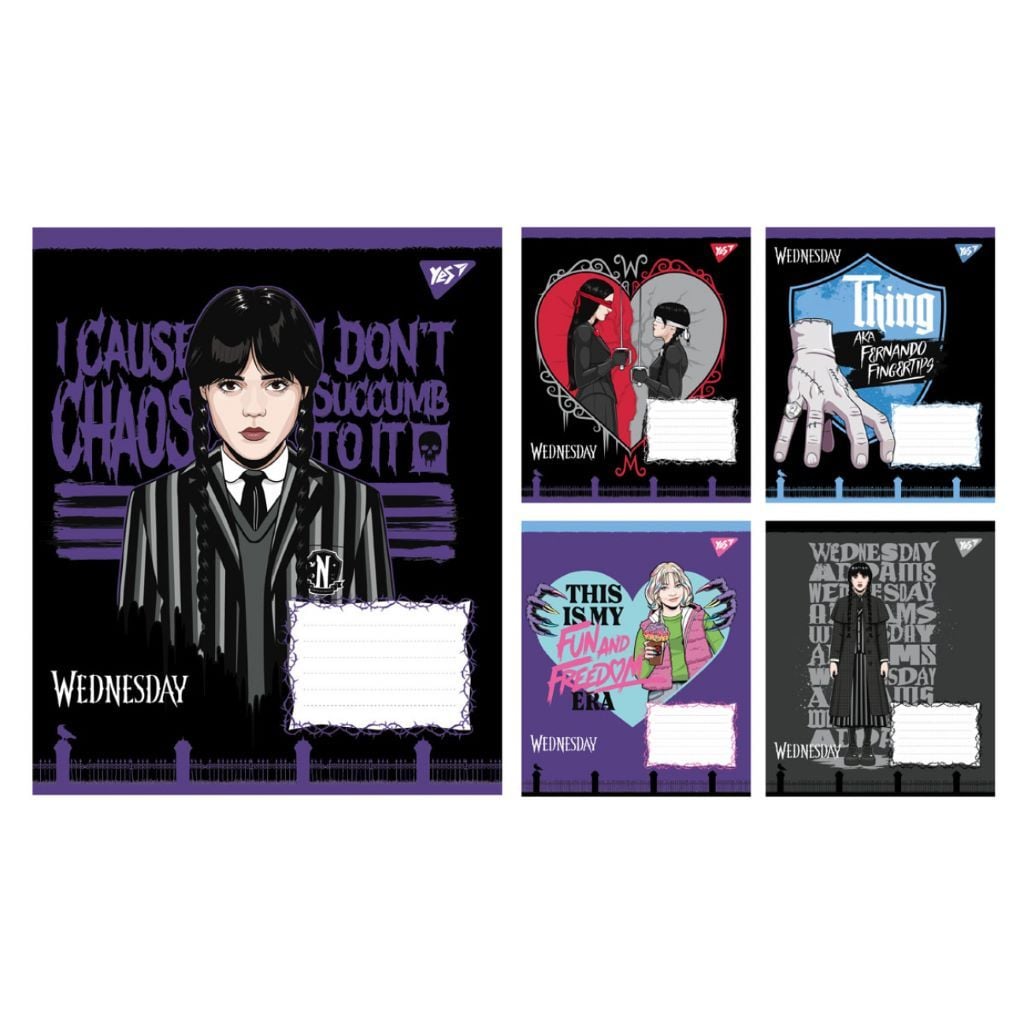 Зошит 24арк лінія A5 тверда обкладинка мікс видів 768271 Yes