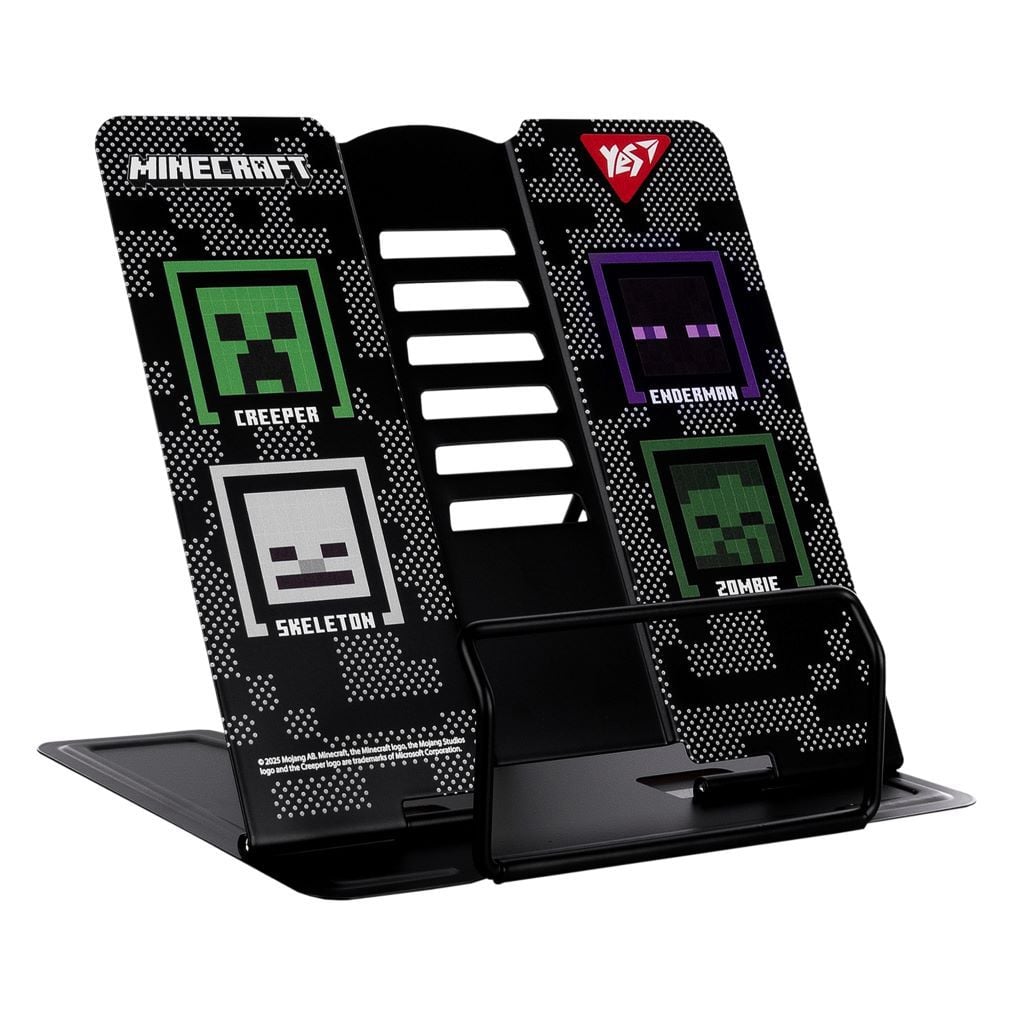 Підставка для книг металева  22*20см Minecraft чорна 470521 Yes