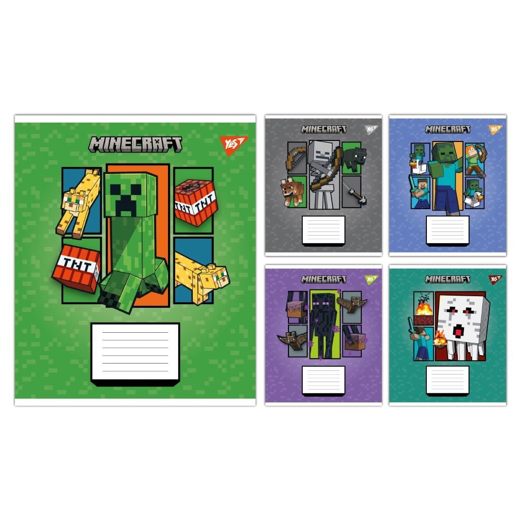 Зошит 24арк лінія A5 тверда обкладинка Minecraft 768255 Yes