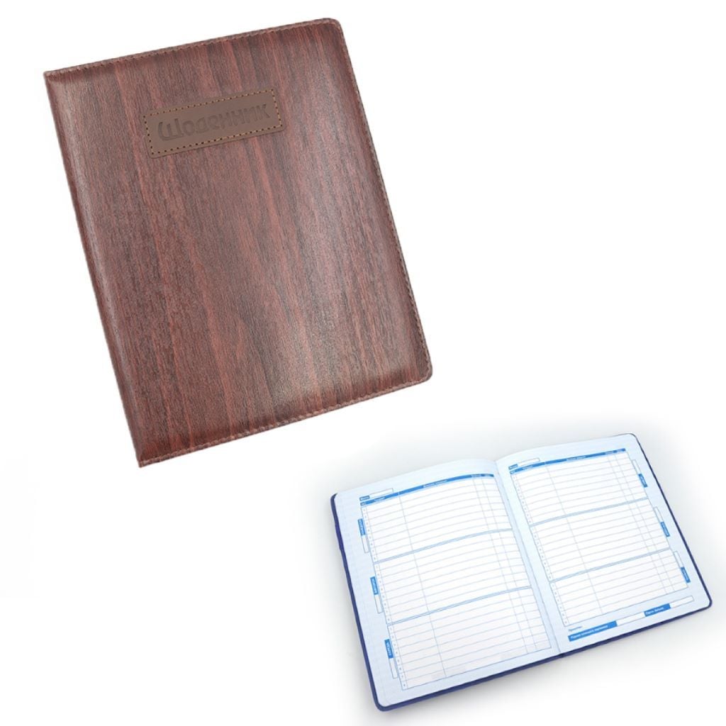 Щоденник шкільний А5 Дерево штучна шкіра 48арк темно коричневий D24113 Josefotten