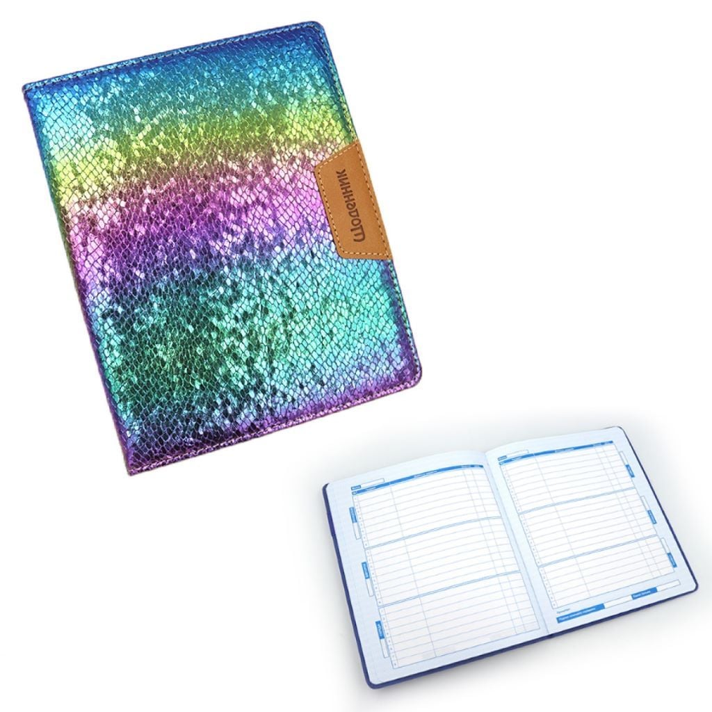 Щоденник шкільний А5 Шкура змії штучна шкіра 48арк різнокольоровий D244210 Josefotten