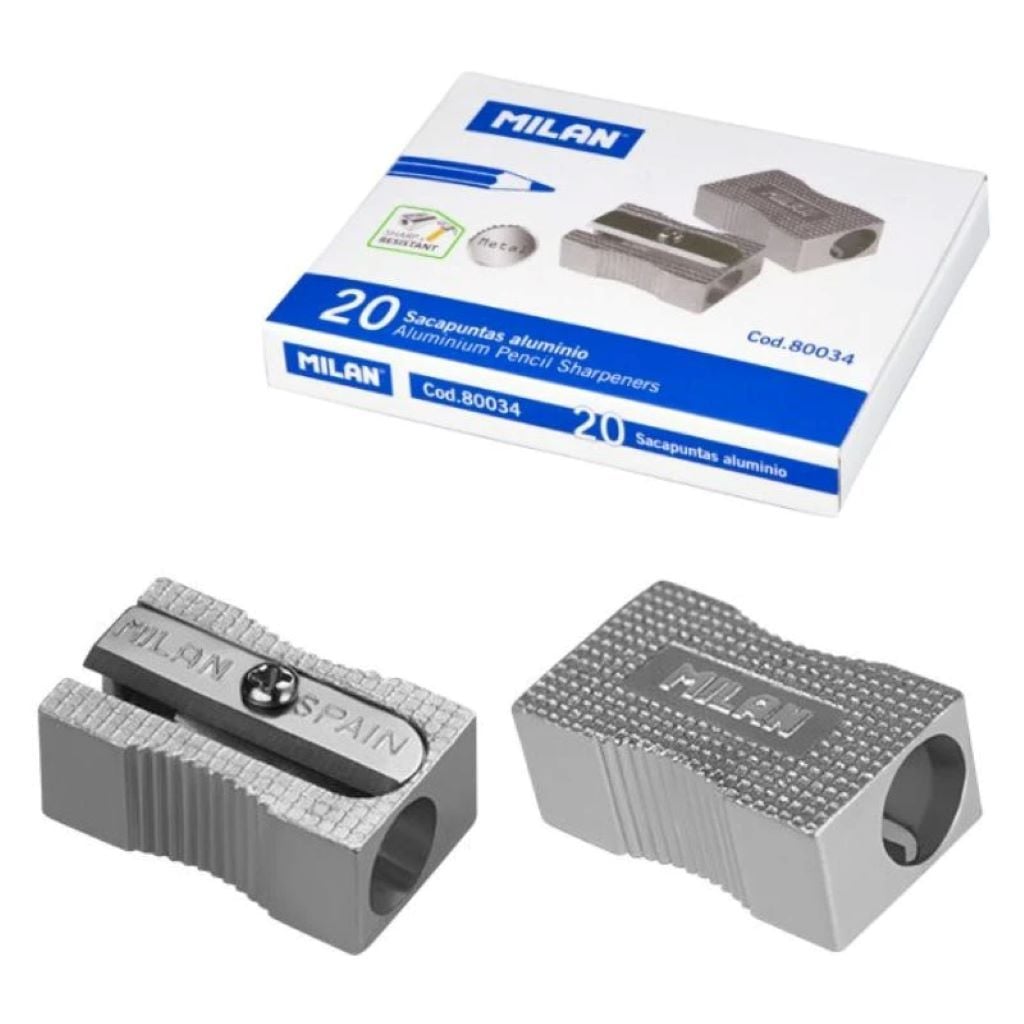 Точилка алюмінева на 1 олівець 80034 Milan