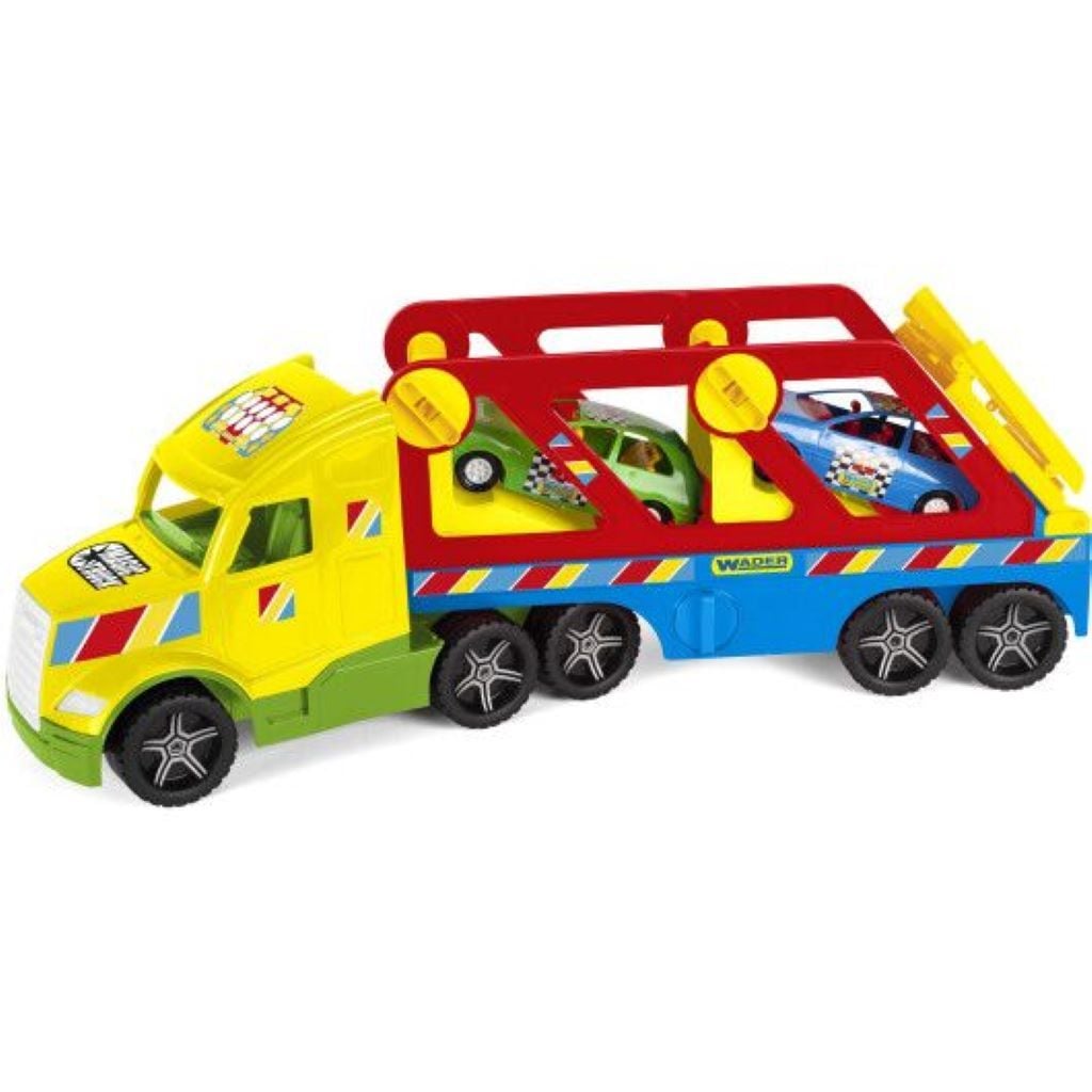 Машина Magic Truck Basic з авто купе у коробці 36361 wader