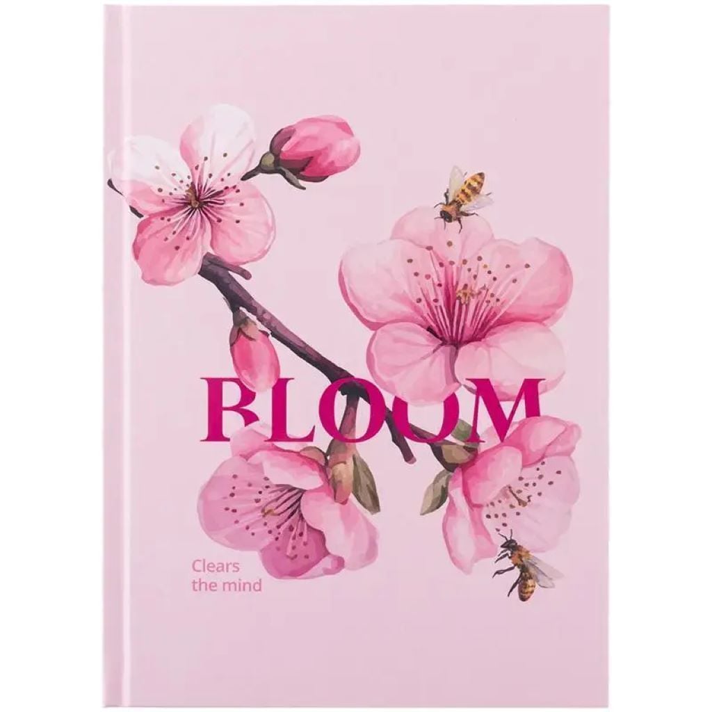 Книга записна 96арк А5  клітинка тверда обкладинка Bloom 8459-8-A Axent