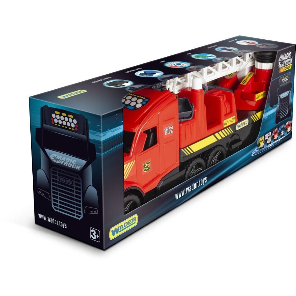 Машина Magic Truck Basic авто пожежна у коробці 36221 wader