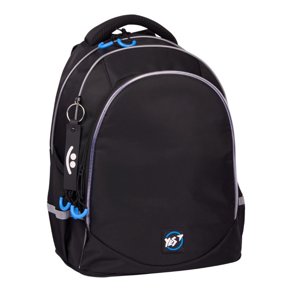 Рюкзак шкільний каркасний Pom-Pomr чорний 559942 Yes