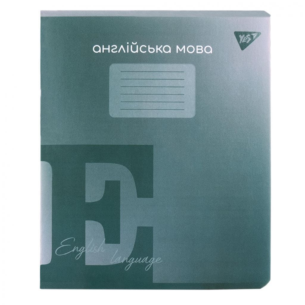 Зошит 48арк лінія A5 Англійська мова тверда обкладинка 767477 Yes