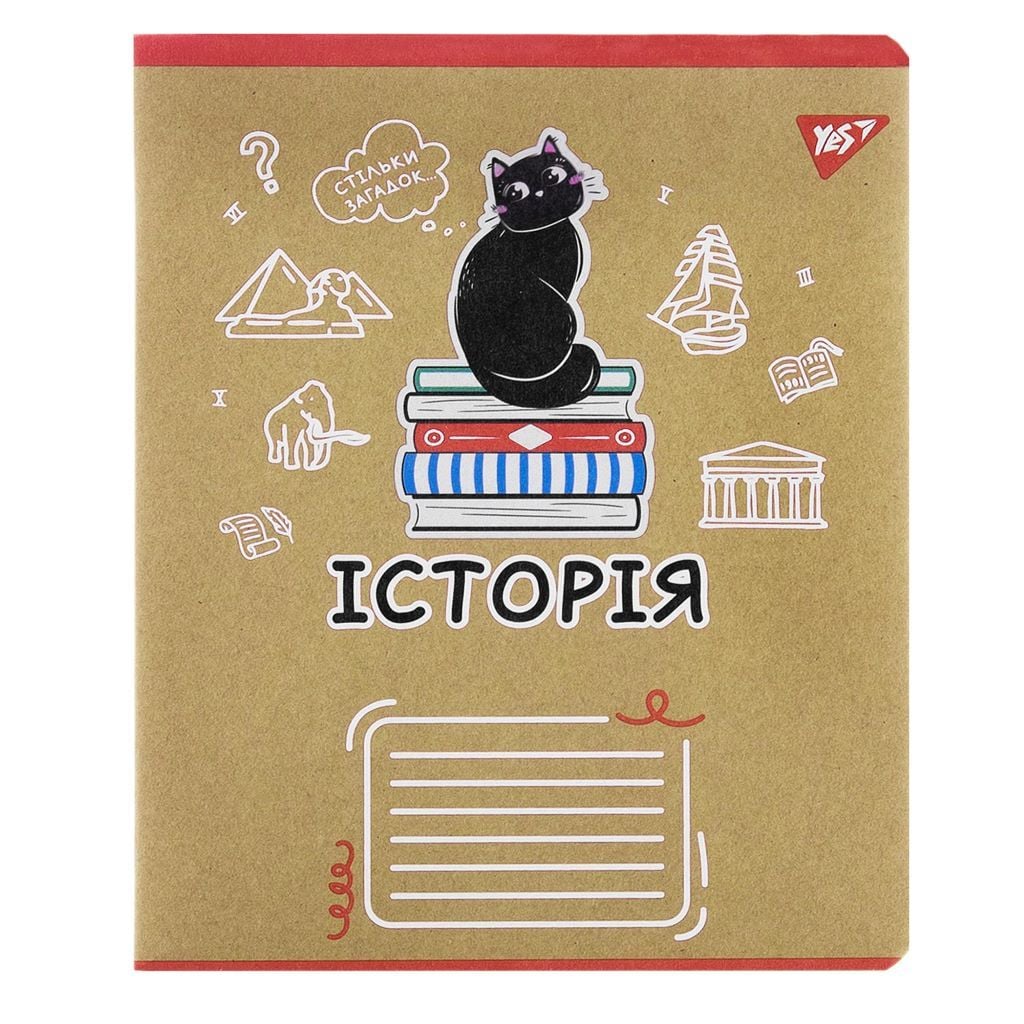 Зошит 48арк клітинка A5 Історія тверда обкладинка 767473 Yes