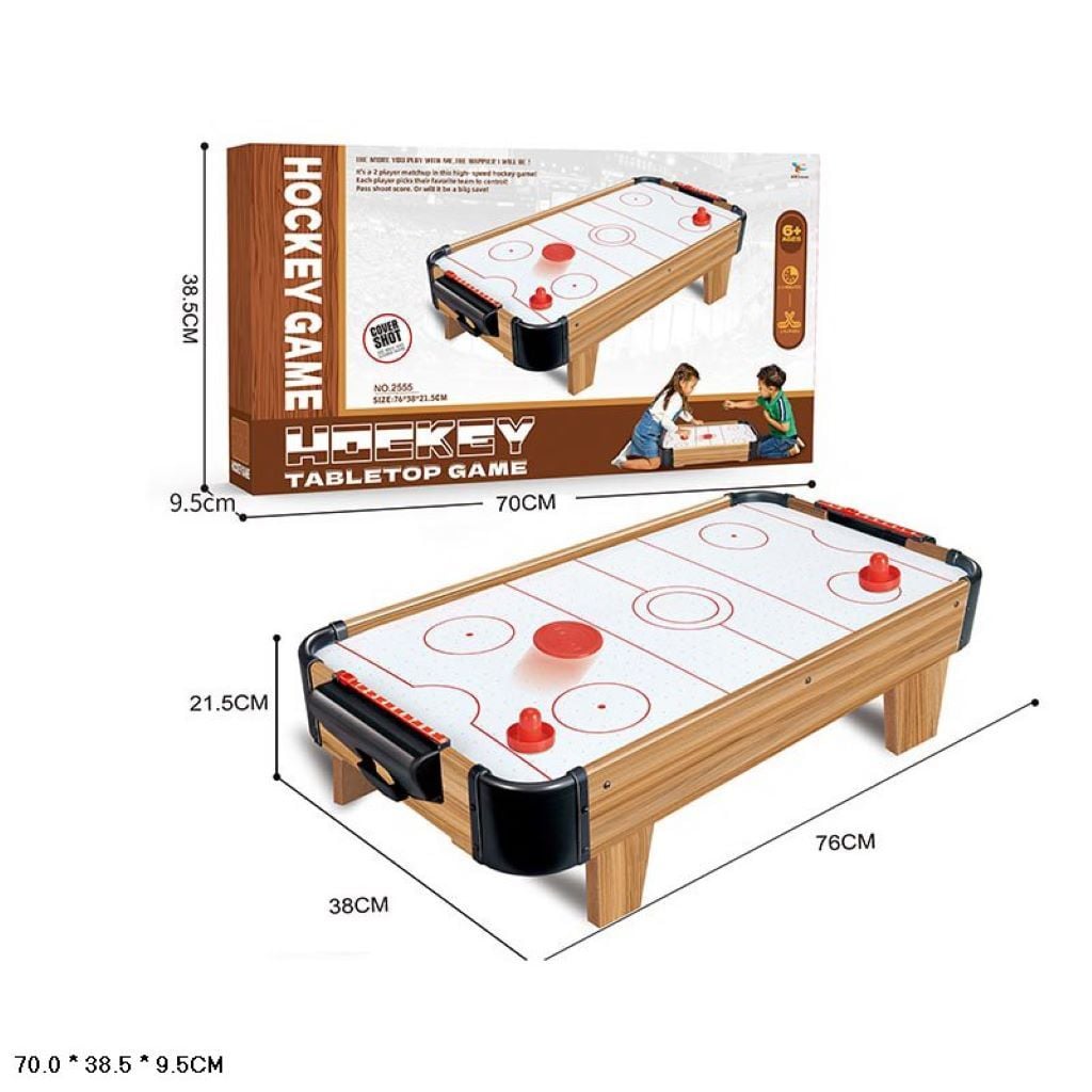 Аерохокей на батарейках 76*38*21,5 см у коробці 2555 Китай