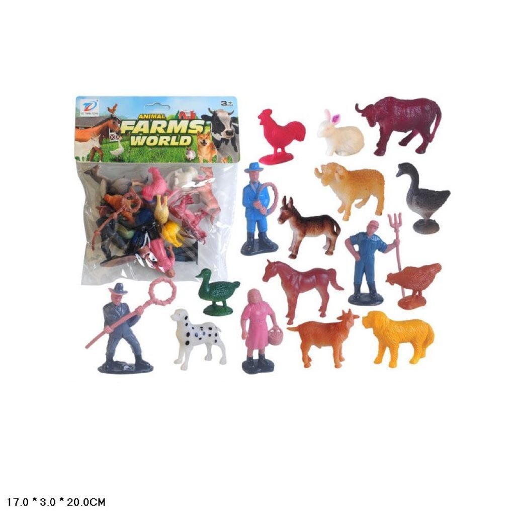 Домашні тварини набір 16шт 20*17*3см 666A-2 Китай