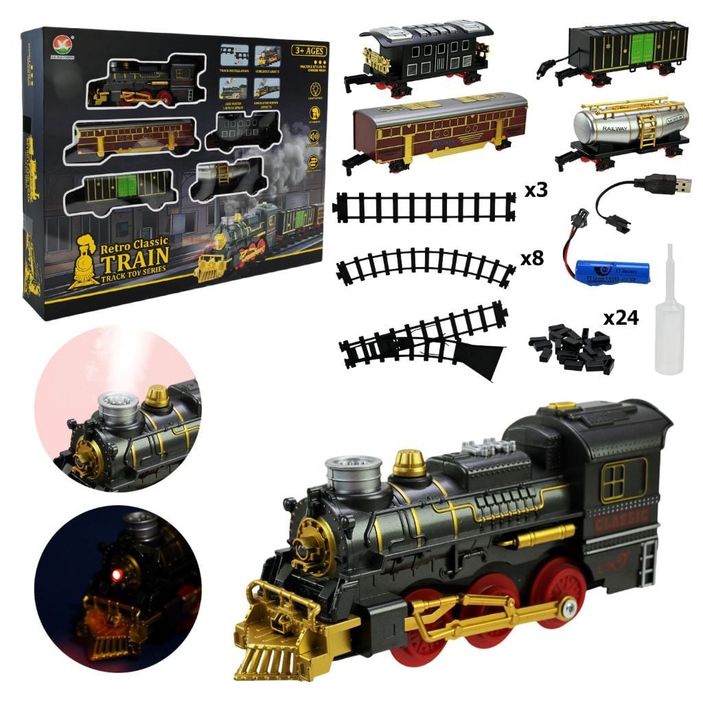 Залізниця 18ел акум дим звук у коробці 49*38*8см 699-31A Китай