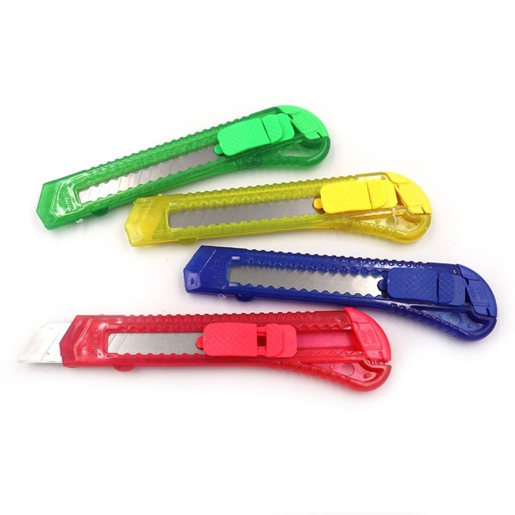 Ніж канцелярский 18мм мікс кольорів на стрічці N2071 Josefotten