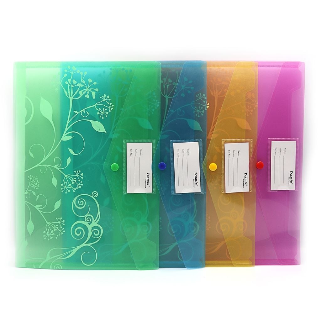 Папка конверт А4 на кнопці з візиткою Tramix гілки мікс кол DSCN1450 Josefotten