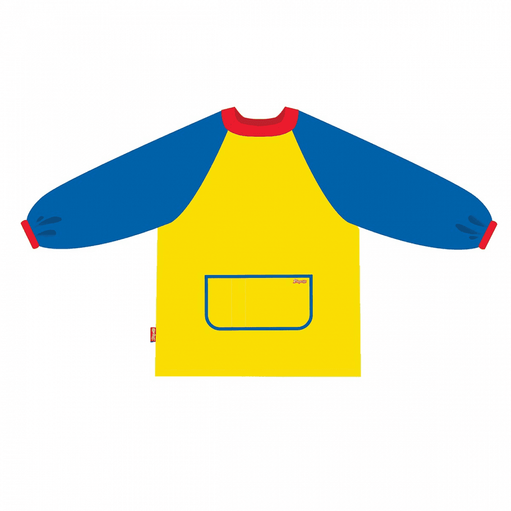 Фартух-накидка для творчості 1Вересня, для хлопчиків, розмір S жовто блакитний 310854 Yes