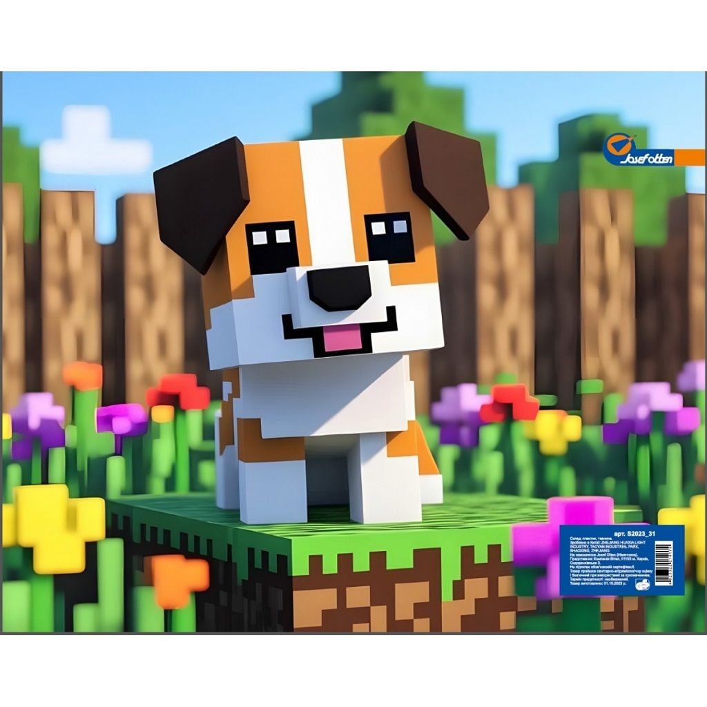 Cумка-папка А4 з ручками  пластик+тканина  на блискавці з  ручками Puppu 26*32см S2025-11 Josefotten