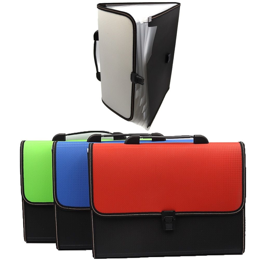 Папка-портфель А4 з ручою  пластик Бізнес з 13 відділами IMG4568 Josefotten